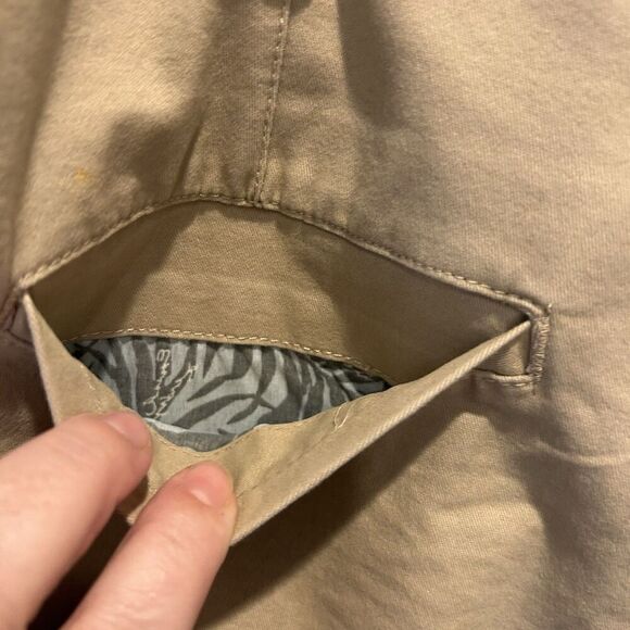 NWT English Laundry Mens Shorts Size 40‎ Bermuda Beige Tan Khaki 9 In Inseam - Picture 8 of 10